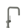 Hansgrohe Talis M54 ééngreeps keukenmengkraan U 220 Brushed Black Chrome SW1567358
