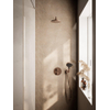 Hotbath COBBER Ensemble de douche à effet pluie - robinet encastré - thermostatique - pomme de douche 20 cm - douchette à main - cuivre brossé PVD SW1437748