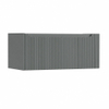 H&R Badmeubelen Juice Wastafelonderkast - 100x45x40cm - rechterhoek afgerond - 3D-front - 1 lade - geïntegreerde greep - petrol mat SW1259679