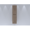 H&R badmeubelen Juice Hoge Kast - 40x35x170cm - met ronde hoeken - 3D-front - 2 deuren - rechtsdraaiend - rockford oak SW875867