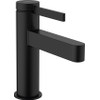 Hansgrohe Finoris Toiletkraan - 100 met rechte greep - voor koud water of vooraf ingestelde temperatuur - zonder afvoer - mat zwart SW651066