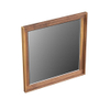 Forzalaqua Reno 2.0 miroir 50x50cm Carré sans éclairage avec cadre Chêne massif Pure Walnut SW492658