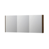 INK SPK2 spiegelkast – 180x74x14 cm – 3 deuren, dubbelzijdige spiegeldeuren – Koper eiken SW439938