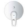 Grohe Eurostyle New Afbouwdeel - voor inbouw badkraan - met omstel - met open greep - chroom SW236943