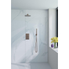 Fortifura Calvi Inbouw Regendoucheset - thermostatisch - wandarm - 30cm - hoofddouche - staaf handdouche - metalen doucheslang - PVD - geborsteld koper SW1412143