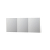 INK SPK1 spiegelkast – 160x60x14 cm – 3 deuren, dubbelzijdige spiegeldeuren – Wit mat SW493907