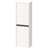 Duravit Ketho.2 Halfhoge kast - met 2 deuren - 40x132x24cm rechts - met tip onwit - supermat wit SW771851