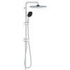 GROHE Vitalio Comfort 250 QuickFix Regendoucheset - hoofddouche - 25cm - vierkante handdouche - 2 straalsoorten - chroom TWEEDEKANS OUT13394