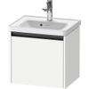 Duravit Ketho 2 meuble sous-lavabo avec 1 tiroir 48,4x37,5x44cm avec poignée anthracite blanc mat SW772316