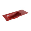 Mondiaz BIG small Fire solid surface inbouw wastafel 110cm links SW428953 Mondiaz BIG small Fire solid surface inbouw wastafel 110cm links SW428953