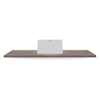Looox Wood collection tablette de bain 88cm avec support blanc mat chêne blanc mat SW73161