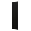 Plieger Cavallino Retto designradiator verticaal enkel middenaansluiting 1800x450mm 910W zwart 7252981 Plieger Cavallino Retto designradiator verticaal enkel middenaansluiting 1800x450mm 910W zwart 7252981