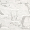 SAMPLE Fap Ceramiche Vloer- en wandtegel Hexagon Roma Statuario mat Marmer look Mat Wit SW736073