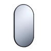 GO by Van Marcke Gio miroir – ovale – 40 x 80 cm – sans éclairage – Noir mat SW499017