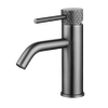 Wiesbaden Ribbd Mitigeur lavabo avec coldstart gunmetal PVD SW632115