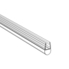 FugaFlow Efficiente Acces bande convexe/bande d'égouttement/bande d'étanchéitée - universel - 200cm à raccourcir - pour verre 8mm - transparent SW1125855