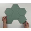 Cifre Ceramica Hexagon Timeless Carrelage mural en sol hexagonal Jade 15x17cm Vintage vert mat SW476706