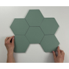 Terravito Bereno wand- en vloertegel - 15x17cm - 9mm - Zeshoek - Groen mat SW476706