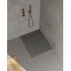 Riho Nuvia Douchevloer - 100x80cm - antibacterieel - purite - stone grey SW1585117