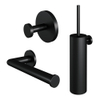 Brauer Black Edition Toilet Accessoireset - 3-delig - mat zwart SW1164578 Brauer Black Edition Toilet Accessoireset - 3-delig - mat zwart SW1164578