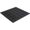 La Mosaic Factory London carreau mosaïque - 30,9x30,9cm - carrelage mural et de sol - Carré - Porcelaine Noir Mat SW62229