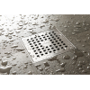 Easy Drain Aqua quattro siphon de sol inox 15x15cm horizontal 4cm inox GA23690