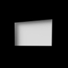 INK miroir – 100 x 80 cm – sans éclairage – Verre (Blanc) SW350721