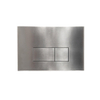 FugaFlow Metal Plaque de commande - pour réservoir Geberit UP320 - 24.4x16.2cm - dualflush - boutons rectangulaires - métal - Steel SW999927