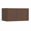 H&R Badmeubelen Juice Meuble sous vasque - 80x45x40cm - angle droit arrondi - 1 tiroir - poignée intégrée - coffee SW1488666