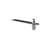 Hotbath &MORE Zeepdispenser - glas - voor planchet serie - tuscan bronze (brons) SW1246019