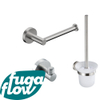 FugaFlow Eccelente Acces Toiletset 3-delig Geborsteld RVS PVD - Black Friday - SW1123852