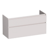 BRAUER Delight meuble sous-lavabo - 120x46x60cm - 2 tiroirs à fermeture douce - sans poignée - 1 découpe pour siphon - sable mat SW1204145