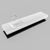 MONDIAZ ALAN 200cm badmeubel solid surface planchet urban Vrijhangende wastafel cloud links zonder kraangat kleur talc SW408761 MONDIAZ ALAN 200cm badmeubel solid surface planchet urban Vrijhangende wastafel cloud links zonder kraangat kleur talc SW408761