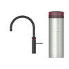 Quooker Fusion Round kokendwaterkraan - draaibare uitloop - PRO3 reservoir - Warm / kokend water - Zwart SW99155