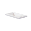 H&R Badmeubelen Mala Mala Fontein kunststeen 40x22x2.4cm met 1 kraangat Glans Wit SW457744