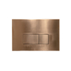 FugaFlow Eccelente Press Plaque de commande DualFlush pour bâti-support Geberit UP320 Métal boutons rectangulaires cuivré SW999926