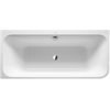 Duravit Happy D.2 Kunststof bad acryl rechthoekig - met rugsteun links - 180x80x46cm - met aangevormde mantel m - glans wit SW68384
