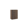 Saniclass Chaci Meuble de lavabo WC - 40x55cm - 1 porte - noyer SW1411213