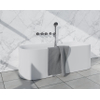 Fortifura Nebbio Badcombinatie-set - thermostaatkraan - wandaansluitbocht - met handdouchehouder - metalen doucheslang - ronde handdouche - uitloop - hoogglans chroom SW1237988