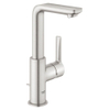Grohe Lineare New Waterbesparende Wastafelkraan - L-Size - met waste - draaibare gegoten uitloop - Supersteel (RVS) SW97539