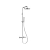 Hotbath Buddy Ensemble de douche pluie thermostatique - chrome SW23012