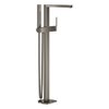 Grohe Plus Pièce de garniture pour mitigeur de baignoire autoportant avec inverseur, bec 28.2cm, douchette à main et flexible de douche 125cm graphite dur brossé SW523752 Grohe Plus Pièce de garniture pour mitigeur de baignoire autoportant avec inverseur, bec 28.2cm, douchette à main et flexible de douche 125cm graphite dur brossé SW523752
