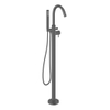 Crosswater MPRO Badkraan - vrijstaand - met staafhanddouche - slate gunmetal (antraciet) SW927975