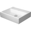 Duravit Vero Air Lavabo - 60x47cm - suspendu - sans trou de robinet - sans trop-plein - meulé - blanc SW157012