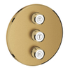 Grohe smartcontrol valve partie pour installation cachée réglage de débit (robinet d'arrêt) 3 functions rondbrushed cool sunrise SW354656 Grohe smartcontrol valve partie pour installation cachée réglage de débit (robinet d'arrêt) 3 functions rondbrushed cool sunrise SW354656