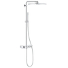Grohe Euphoria SmartControl ensemble de douche pluie apparent – douche de tête carrée 31 cm – douchette bâton – avec inverseur – chrome SW209453