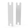 Stelrad ensemble panneaux latéraux pour radiateur type 22 x10.2cm Acier Blanc brillant SW303506