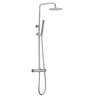 Wiesbaden Caral-Eco Twenty regendouche met thermostaatkraan en handdouche chroom SW484775 Wiesbaden Caral-Eco Twenty regendouche met thermostaatkraan en handdouche chroom SW484775