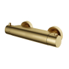 Hotbath Cobber Buddy - thermostatische douchemengkraan - met half duims doucheslang onderaansluiting - PVD - geborsteld messing (goud) SW229774