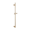 Fortifura Calvi Glijstang - met geïntegreerde - wandaansluitbocht - 90cm - PVD - geborsteld messing (goud) SW1111531